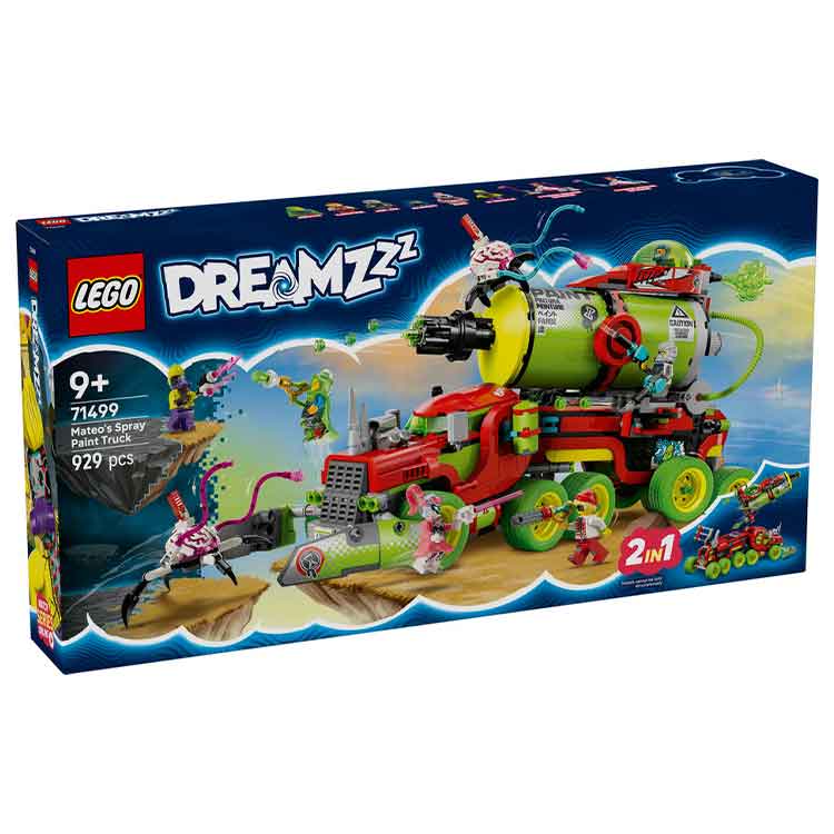 LEGO DREAMZzz Mateo's Spray Paint Truck 71499 Building Set for Kids