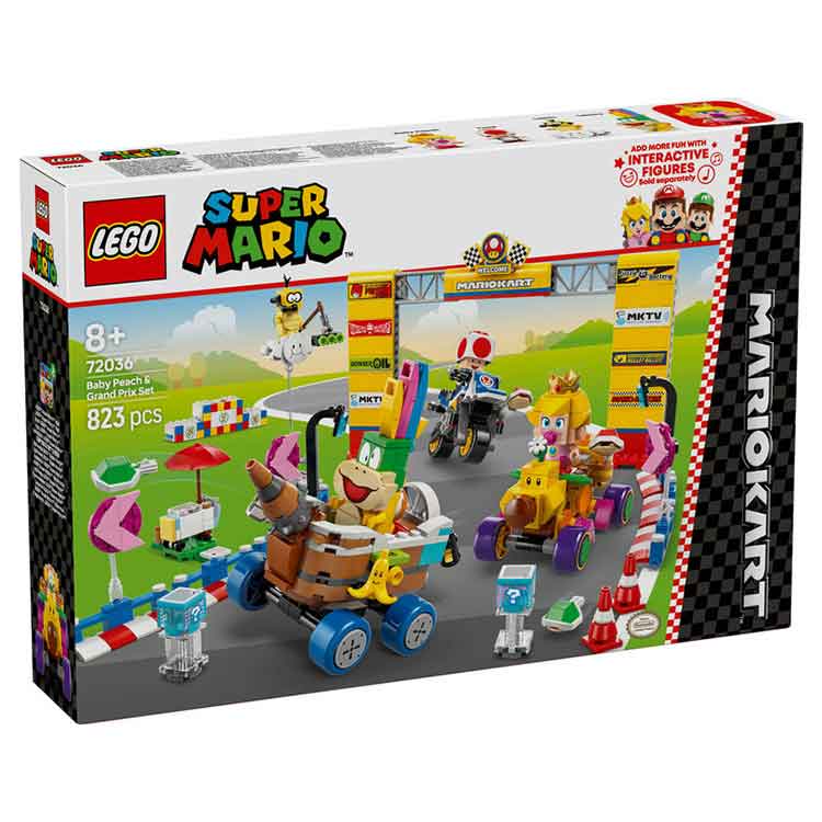 LEGO Super Mario Kart Baby Peach & Grand Prix Set 72036 Building Toy