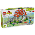 LEGO DUPLO 10426 Train Bridge and Tracks Expansion Set for Toddlers