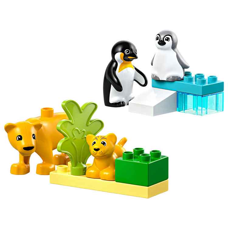 LEGO DUPLO Wild Animal Families: Penguins & Lions 10442 Building Toy