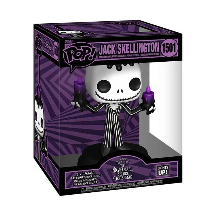 Funko Pop! Super: The Nightmare Before Christmas - Jack Skellington (Light Up)