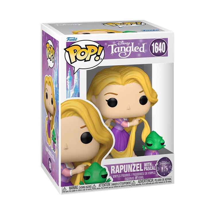 Funko Pop! Disney Tangled Rapunzel & Pascal Vinyl Figure - 9cm