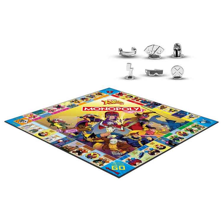 Monopoly: X-Men '97 Edition Board Game – Marvel Superhero Strategy