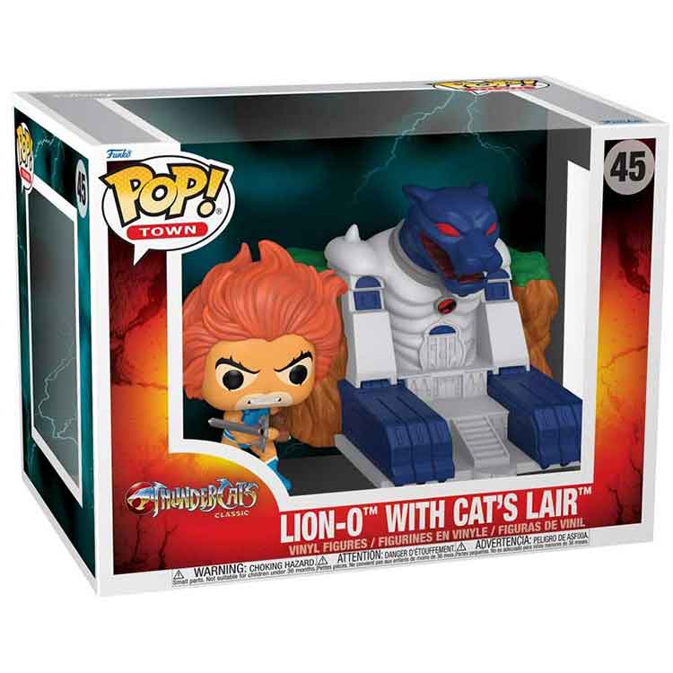 Funko Pop! Town: ThunderCats – Lion-O with Cat's Lair Vinyl Figures