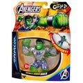 Heroes of Goo Jit Zu Marvel Infinity Armor Hulk Stretchy Action Figure
