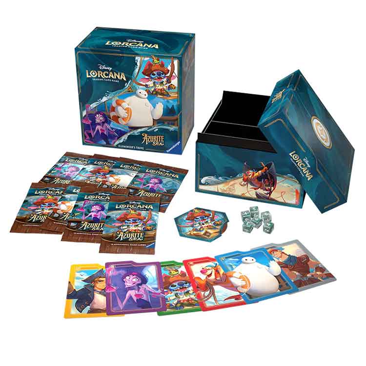 Disney Lorcana: Azurite Sea Illumineer's Trove - 8 Booster Packs