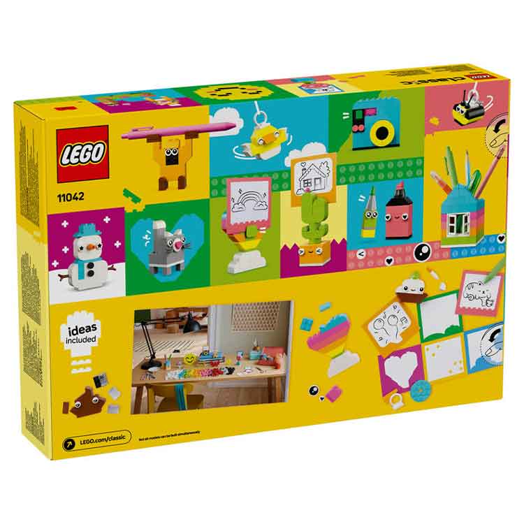 LEGO 11042 Classic Creative Happy Box – Building Bricks Set for Ages 5+