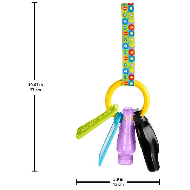 Fisher-Price Play & Go Activity Keys – Musical Baby & Toddler Toy