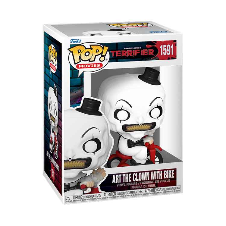 Funko POP Movies: Terrifier – Art the Clown with Bike Vinyl Figure
