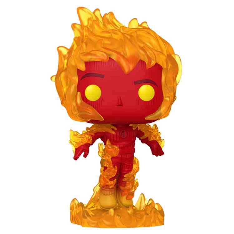 Funko Pop Marvel: Fantastic Four Human Torch Vinyl Figure – 9cm