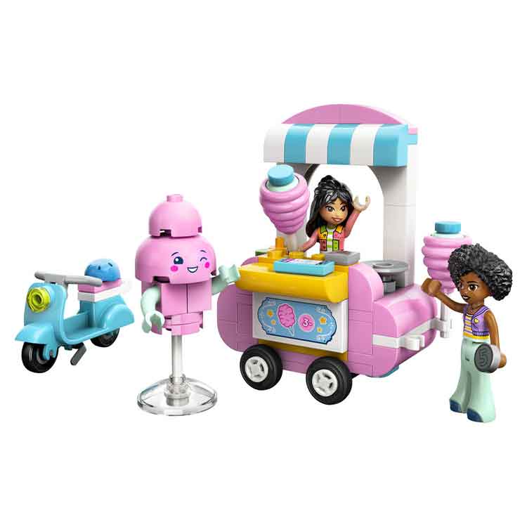LEGO Friends 42643 Cotton Candy Stand and Scooter Building Kit for Kids