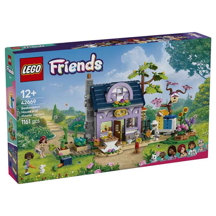 LEGO Friends Beekeepers' House and Flower Garden Building Kit 42669