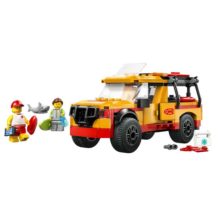 LEGO City Lifeguard Beach Rescue Truck 60453 – Off-Road Vehicle Toy
