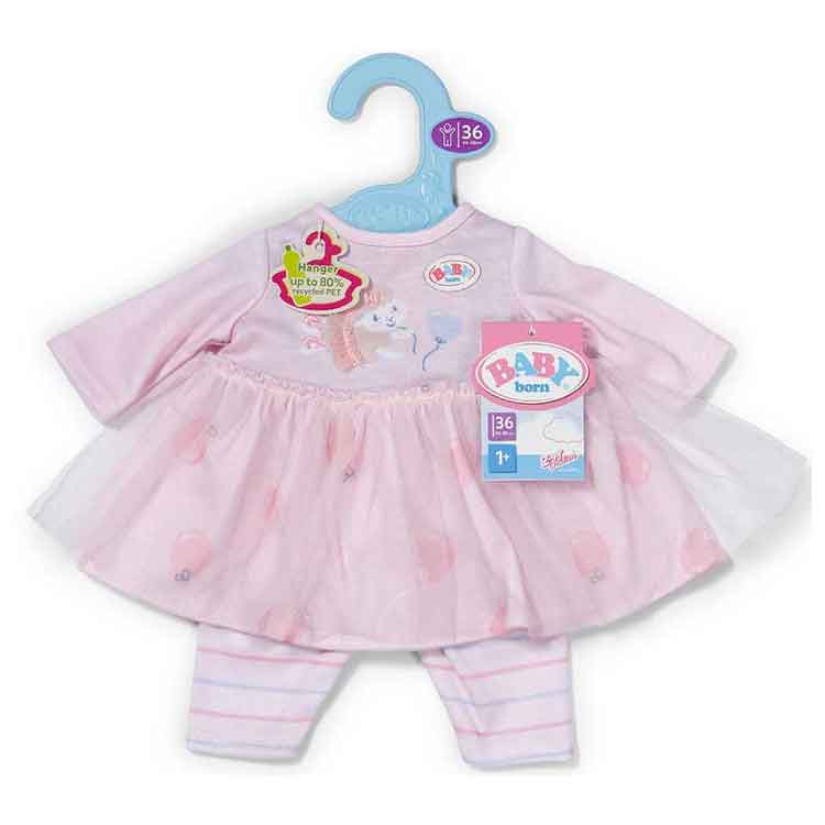 BABY born Dress Rose – 36cm Doll Outfit with Leggings by AJ Toys
