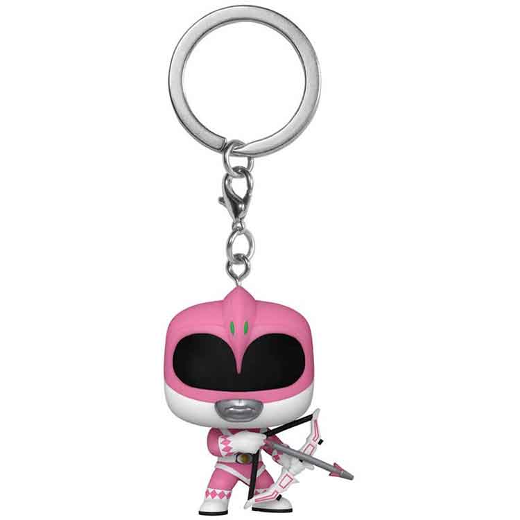 Funko Pop Keychain: Power Rangers MMPR 30th - Pink Ranger Vinyl Figure