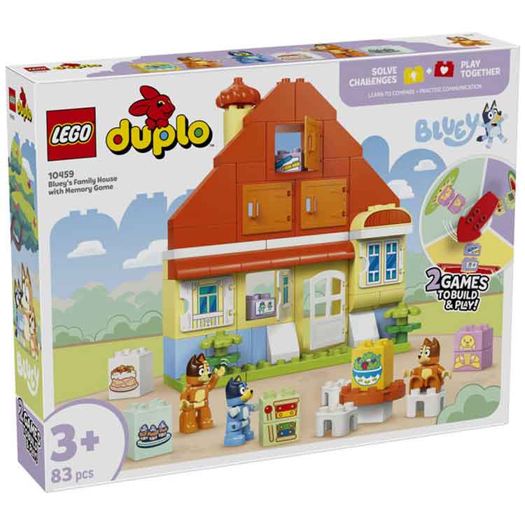 LEGO DUPLO Bluey's Family House 10459 - 2-in-1 Interactive Toy Set