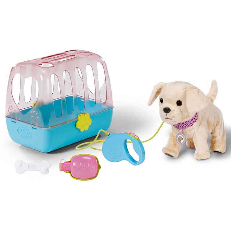 BABY Born My Dog Lucky – Interactive Electronic Puppy Toy with Kennel