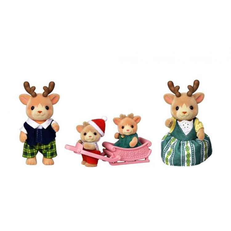 Sylvanian Families Reindeer Family – Collectible Animal Figures Set