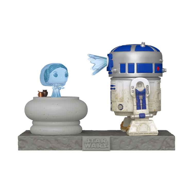 Funko POP! Deluxe Star Wars: R2-D2 with Princess Leia Vinyl Figure