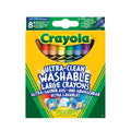 Crayola Ultra-Clean Washable Large Crayons for Kids – 8 Count Pack