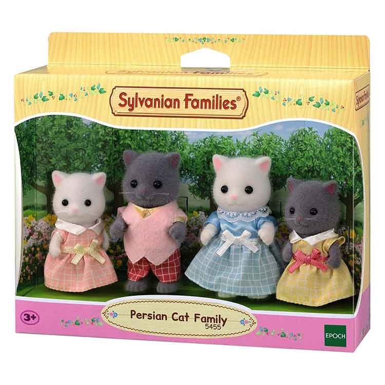 Sylvanian Families Persian Cat Family - Collectible Animal Figures