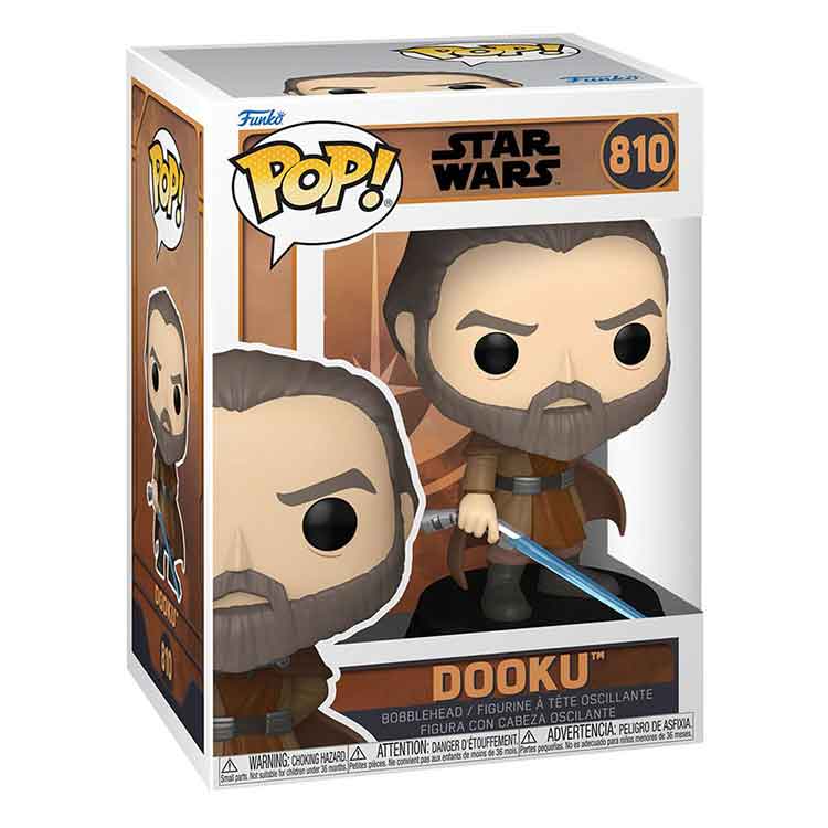 Funko Pop! Star Wars: Count Dooku Vinyl Bobblehead Figure - 9cm