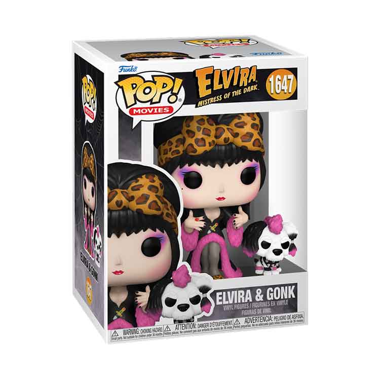 Funko POP & Buddy: Elvira & Gonk Vinyl Figure - Horror Collectible