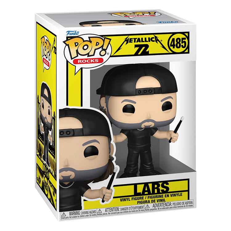 Funko Pop! Rocks: Metallica – Lars Ulrich (72 Seasons) Vinyl Figure