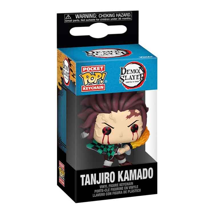 Funko Pop Keychain: Demon Slayer – Tanjiro Kamado (Sun Breathing)