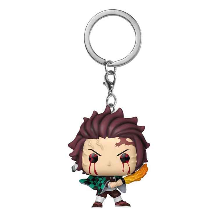 Funko Pop Keychain: Demon Slayer – Tanjiro Kamado (Sun Breathing)