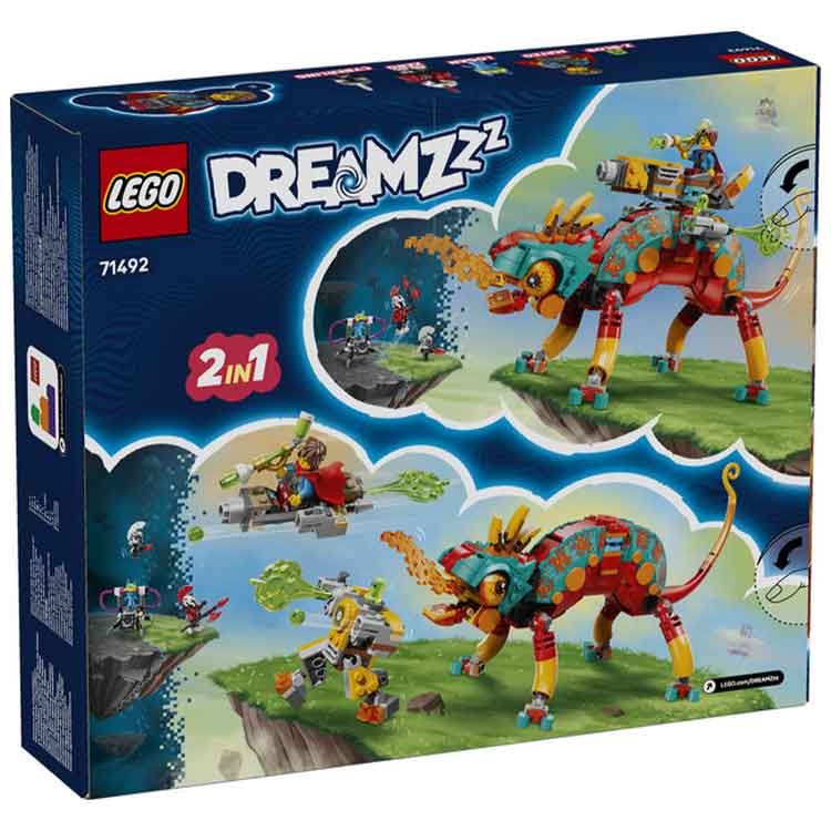 LEGO DREAMZzz Mateo's Fire Chameleon 71492 Building Set - 2-in-1 Toy