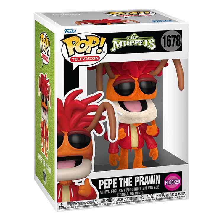 Funko Pop! The Muppets Pepe the Prawn Flocked Vinyl Figure