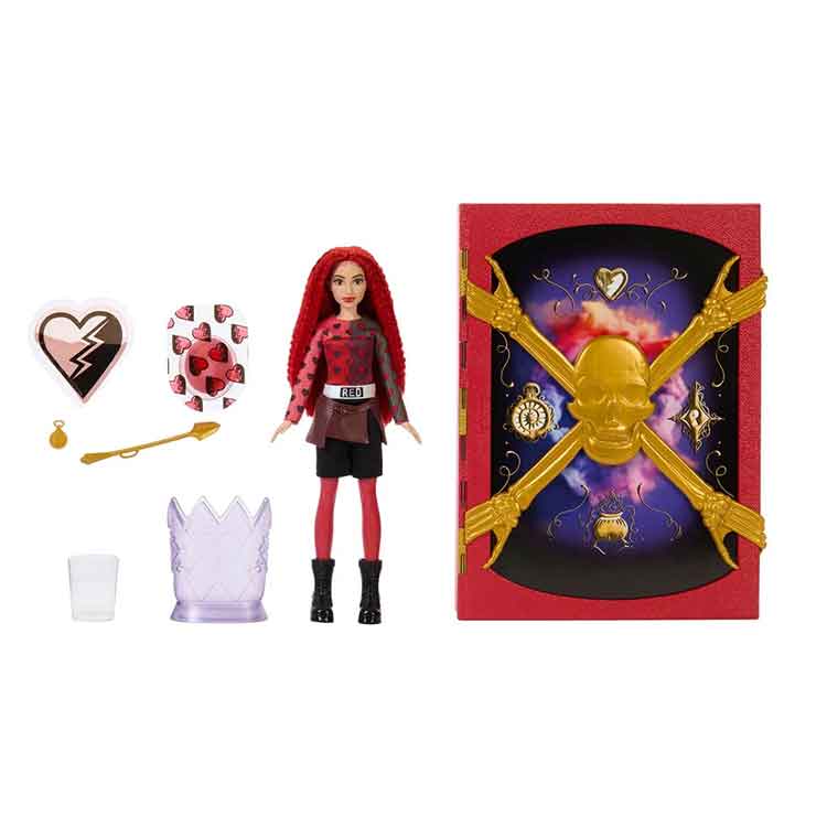 Disney Descendants: The Rise of Red Sorcerer's Cookbook & Doll Set