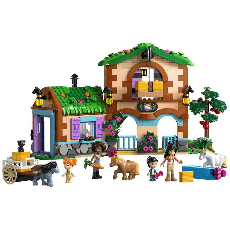 LEGO Friends Pony Ranch & Stable 42654 Building Set with 3 Ponies