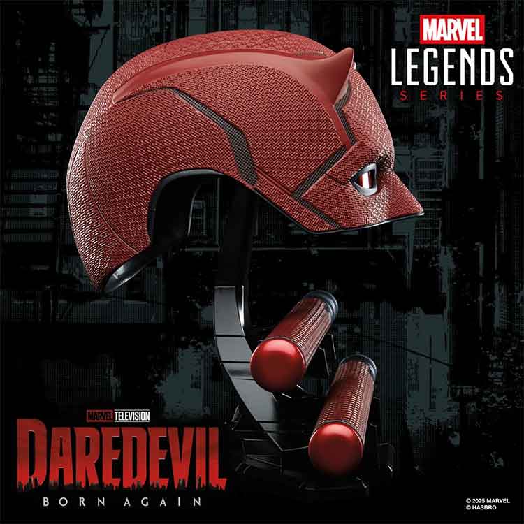 Marvel Legends Daredevil: Born Again Mask and Billy Club Prop Replica