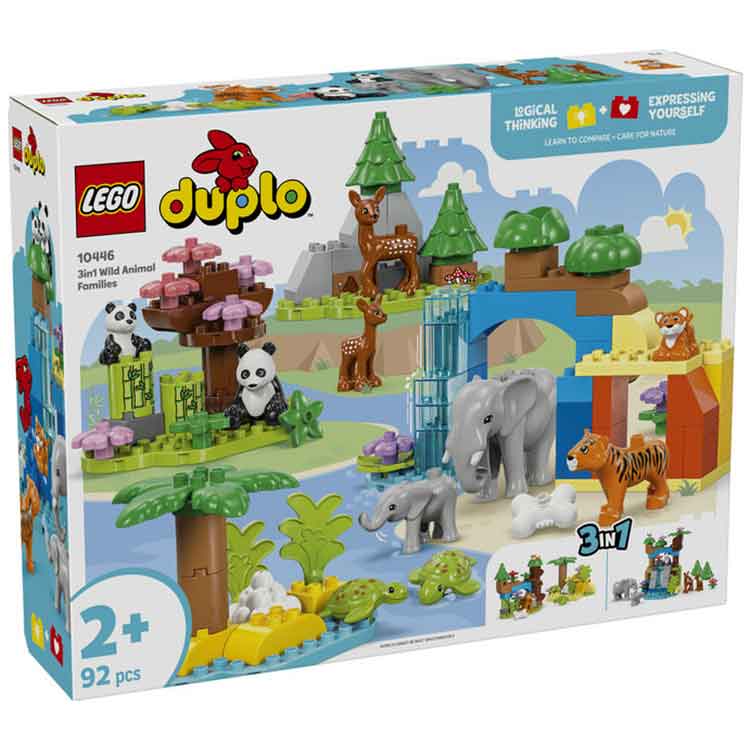 LEGO DUPLO 10446 Wild Animal Families 3in1 Toddler Learning Toy