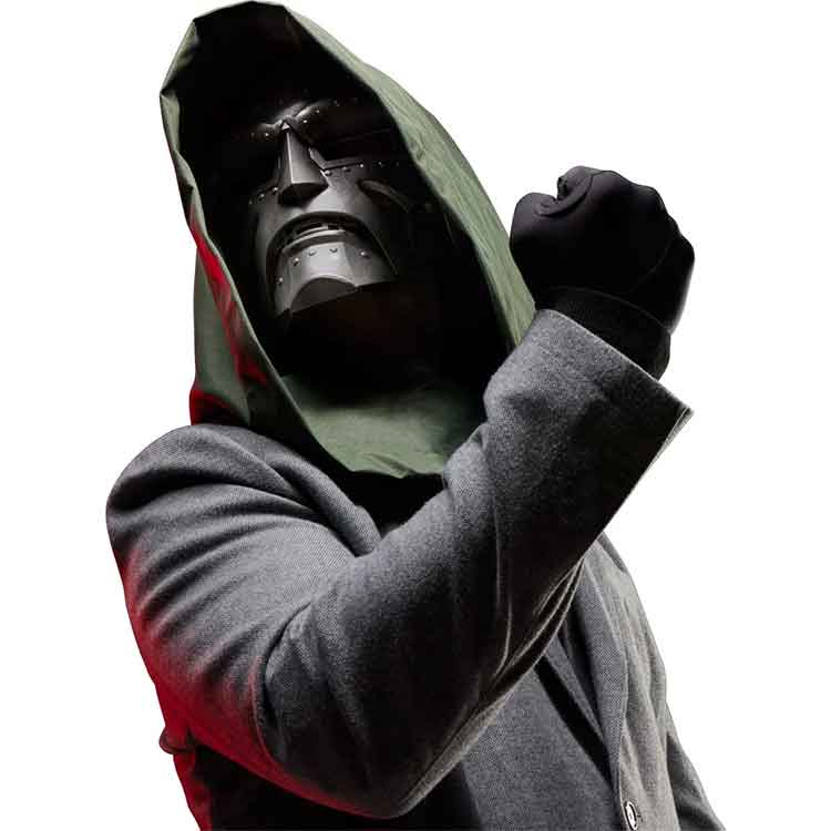 Marvel Legends Doctor Doom 1:1 Scale Helmet Prop Replica with Hood