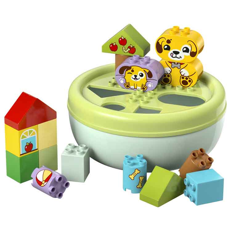LEGO DUPLO Shape Sorter Puppy House - Educational Toddler Toy Set