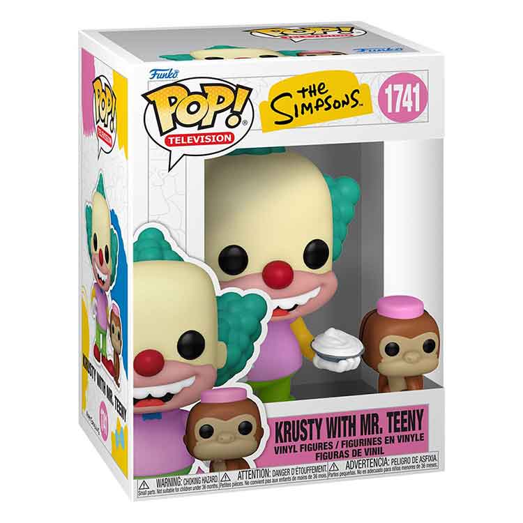 Funko Pop! & Buddy: The Simpsons – Krusty the Clown & Mr. Teeny Vinyl Figure