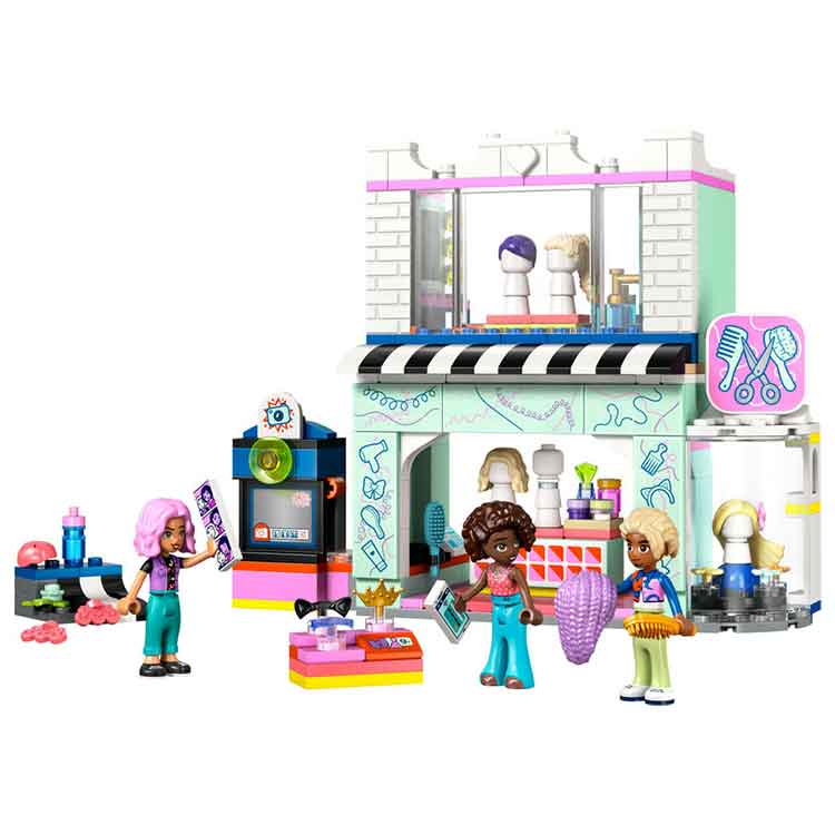 LEGO Friends 42662 Hair Salon and Accessories Shop Building Toy Set