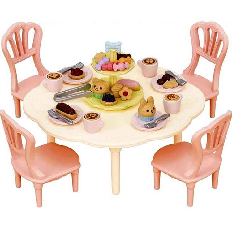 Sylvanian Families Sweet Treats Tea Party Set – Dollhouse Furniture