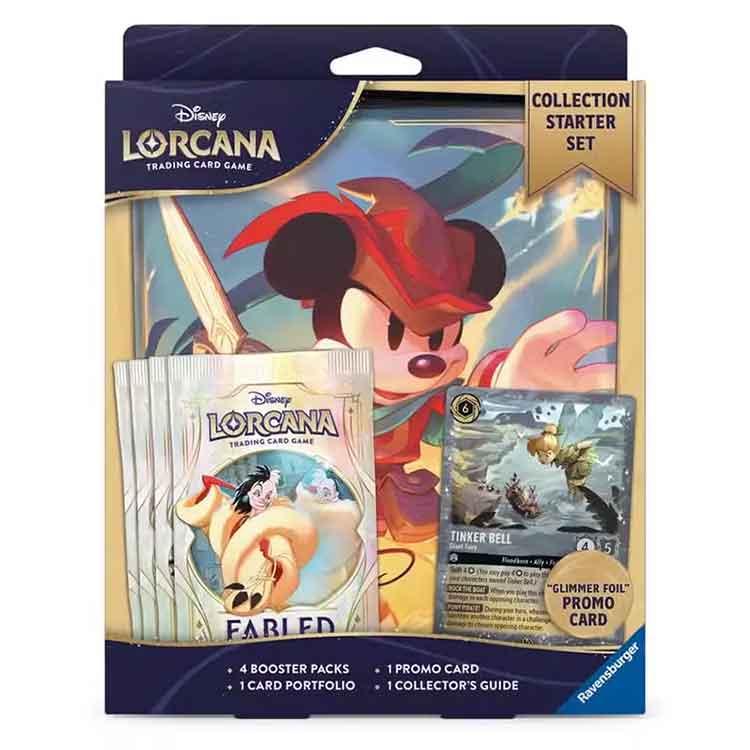 Disney Lorcana Fabled Collector's Starter Set with Card Portfolio
