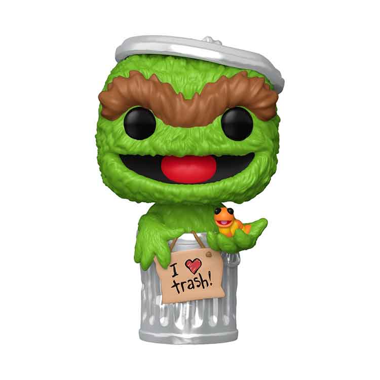 Funko Pop! Sesame Street Oscar the Grouch Vinyl Figure – 9cm