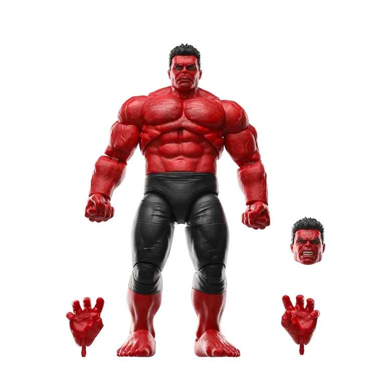 Marvel Legends Red Hulk Deluxe 6-Inch Action Figure – Hasbro Toy
