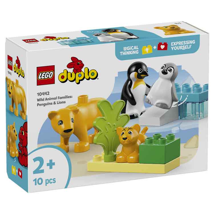 LEGO DUPLO Wild Animal Families: Penguins & Lions 10442 Building Toy