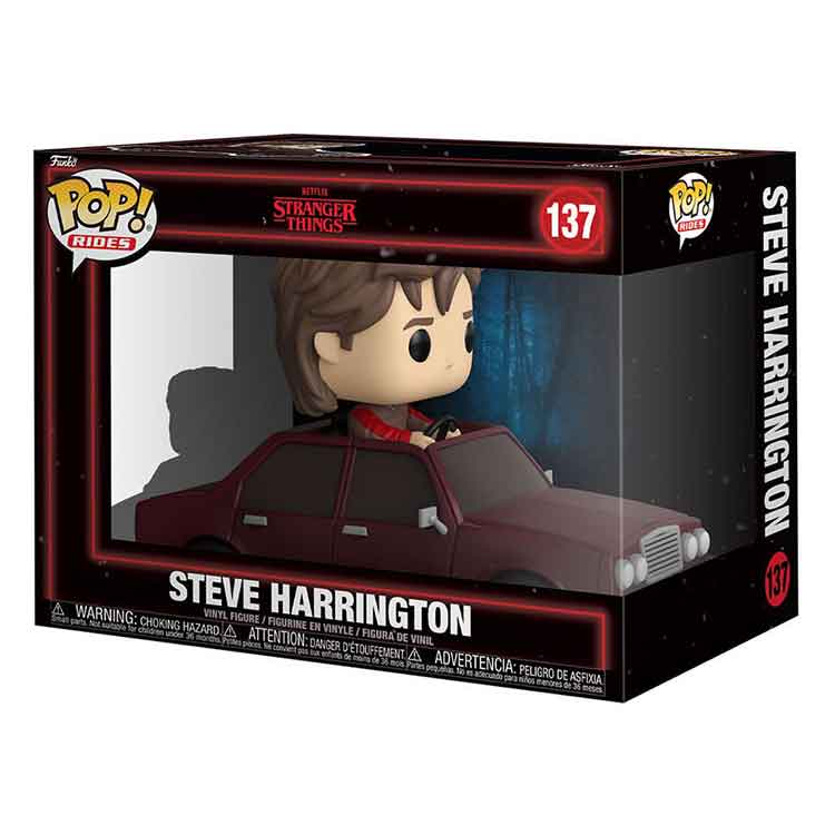 Funko POP! Rides Stranger Things Steve Harrington in Car Vinyl Figure