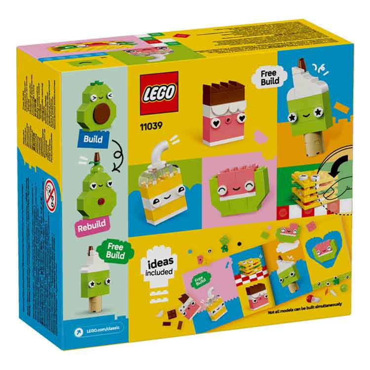 LEGO Classic 11039 Creative Food Friends Building Set for Kids Ages 4+
