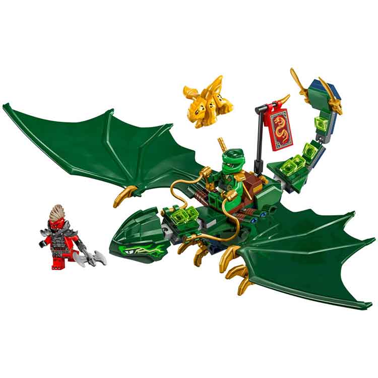 LEGO NINJAGO Lloyd's Green Forest Dragon 71829 Building Kit Toy