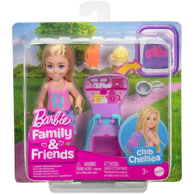 Barbie Chelsea Doll Baking Playset – Transforming Backpack with Oven