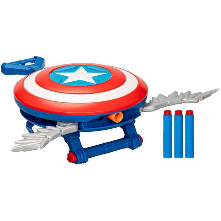 Marvel Captain America Brave New World Nerf Skyshot Blaster Toy